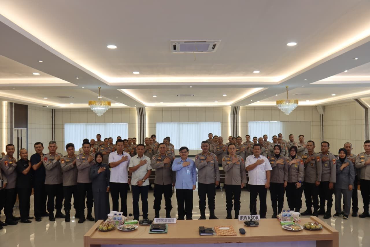 Irwasda Polda Bengkulu Kombes Pol Ja’far Sidiq Buka Diklat Bidang Pengawasan untuk Kasiwas Polda dan Polres Jajaran