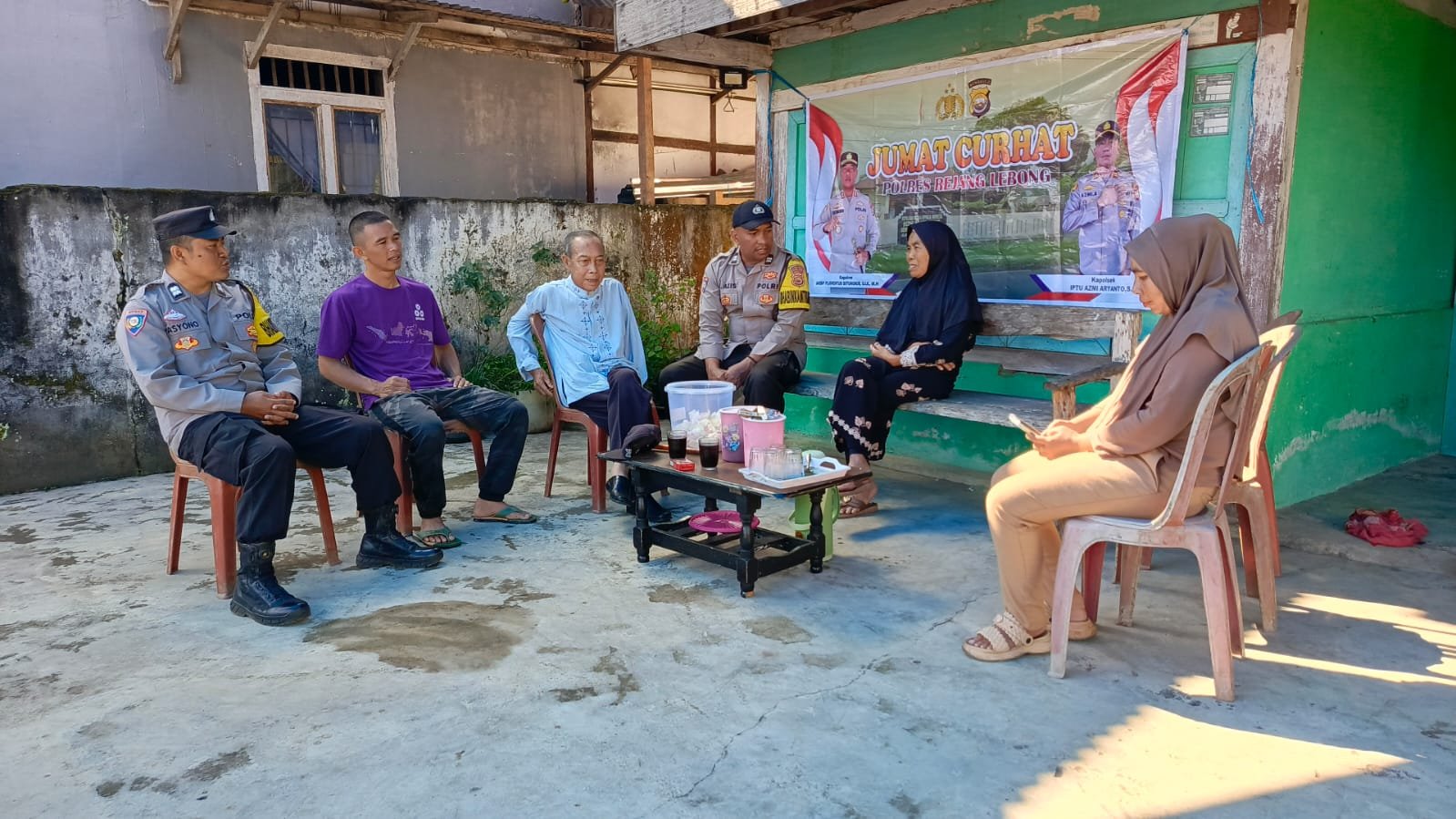 Polsek Selupu Rejang Gelar Jumat Curhat, Tampung Keluhan Warga hingga Balap Liar dan Lampu Jalan