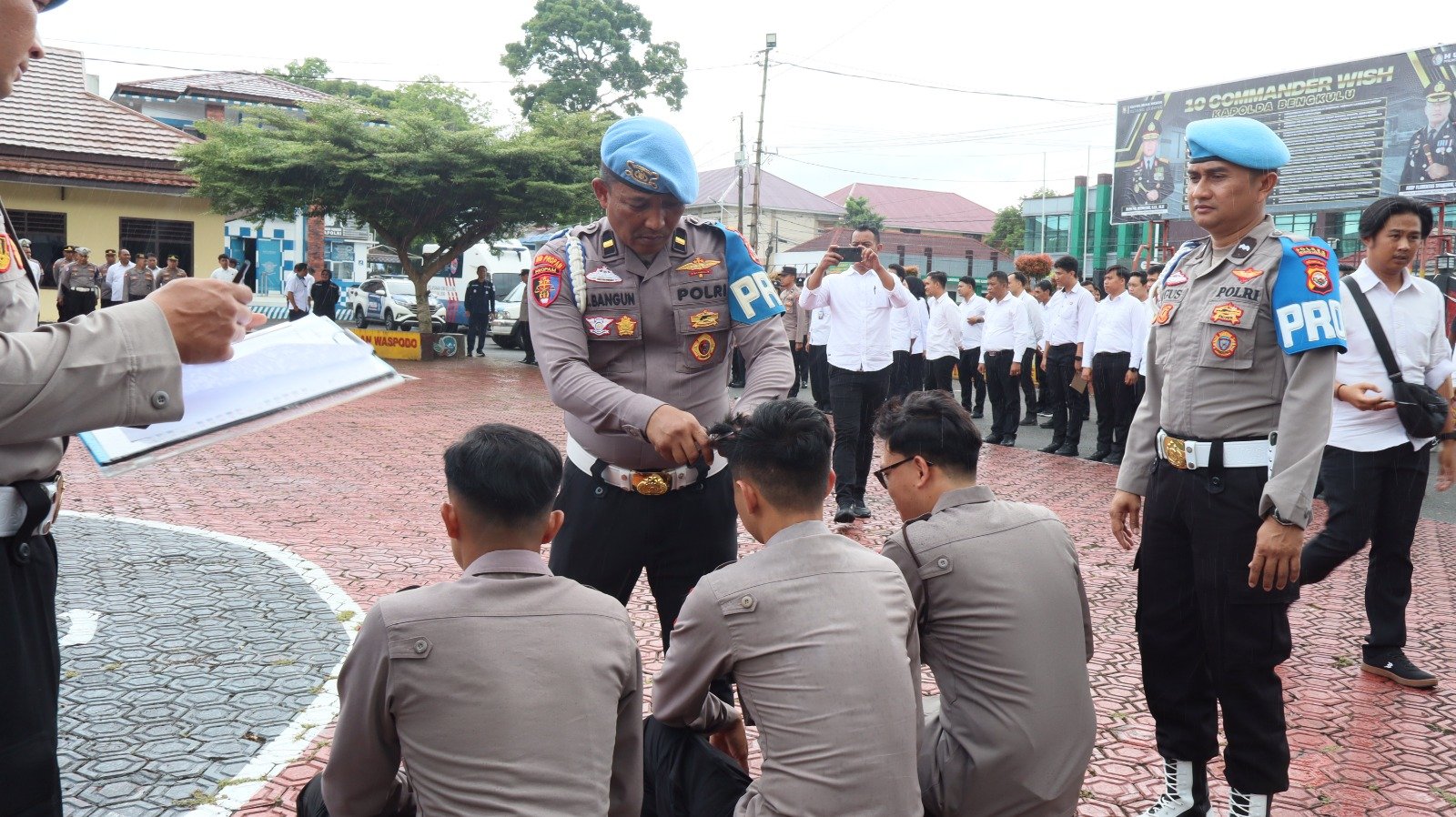 Bid Propam Polda Bengkulu Gelar Penegakan Disiplin Personel di Polres Rejang Lebong