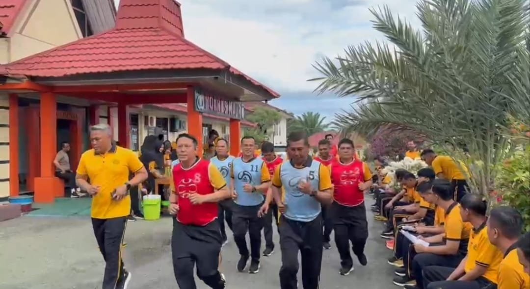 Polres Kaur Gelar Kesamaptaan Jasmani Semester I Tahun 2026, Wujudkan Personel yang Prima dan Profesional