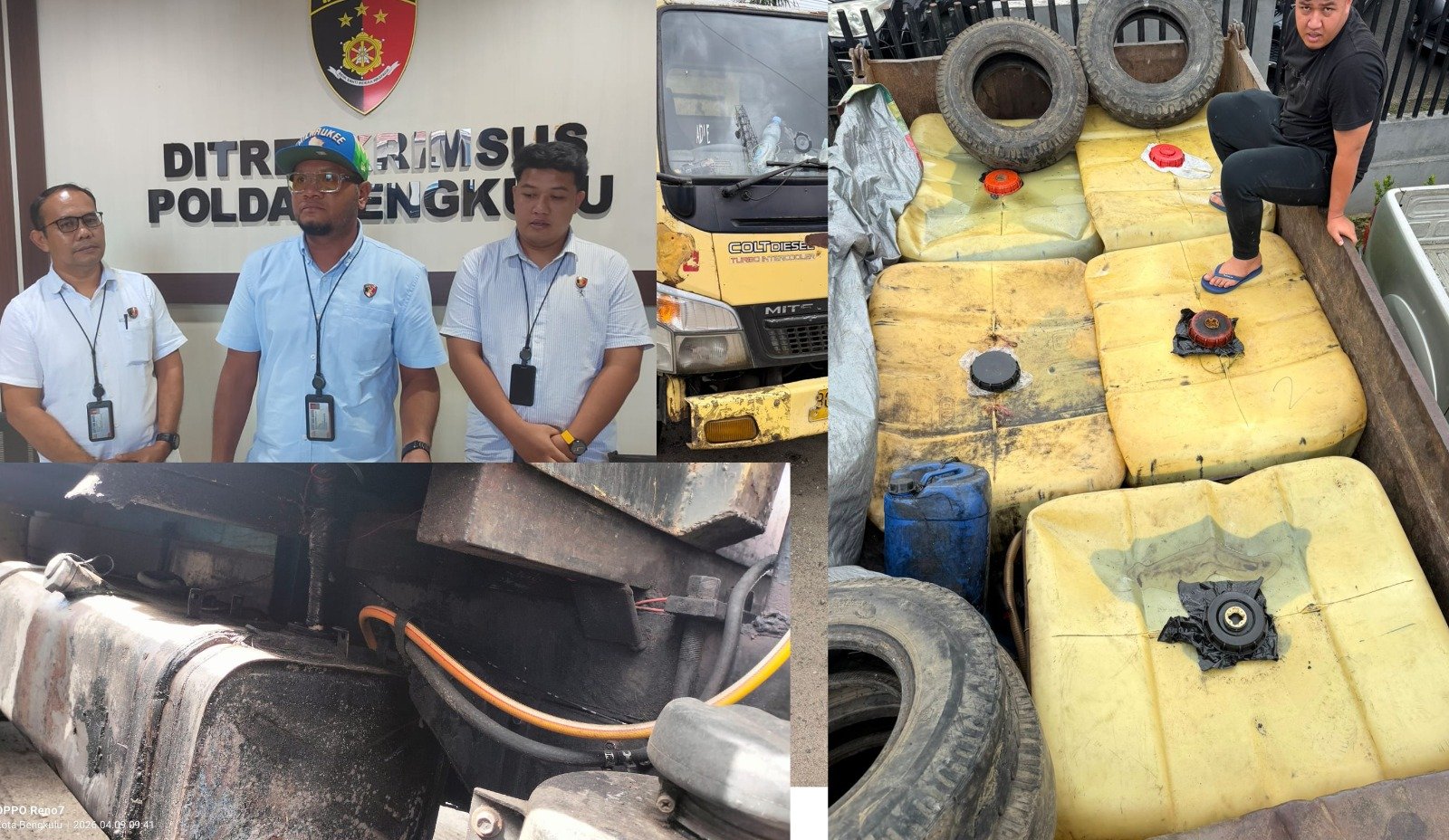 Polda Cegat Penyelundupan 5 Ton BBM Bio Solar, Diangkut Gunakan Dumptruk ke Lubuk Linggau