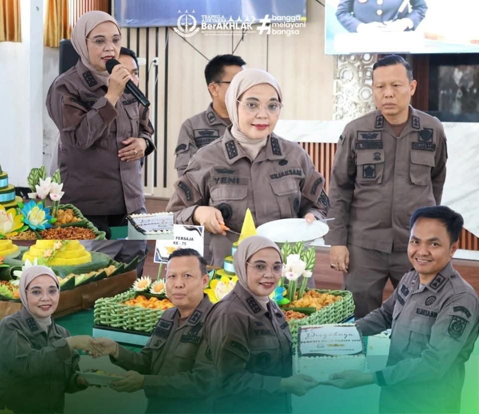 Kejari Bengkulu Gelar Syukuran HUT PERSAJA ke-75, Perkuat Soliditas dan Integritas Jaksa