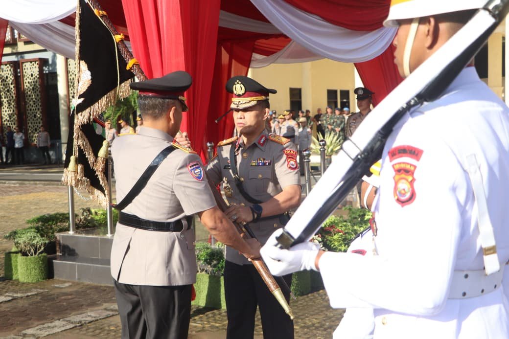 Haru dan Khidmat, Farewell Parade Kapolda Bengkulu Tandai Estafet Kepemimpinan di Polda Bengkulu