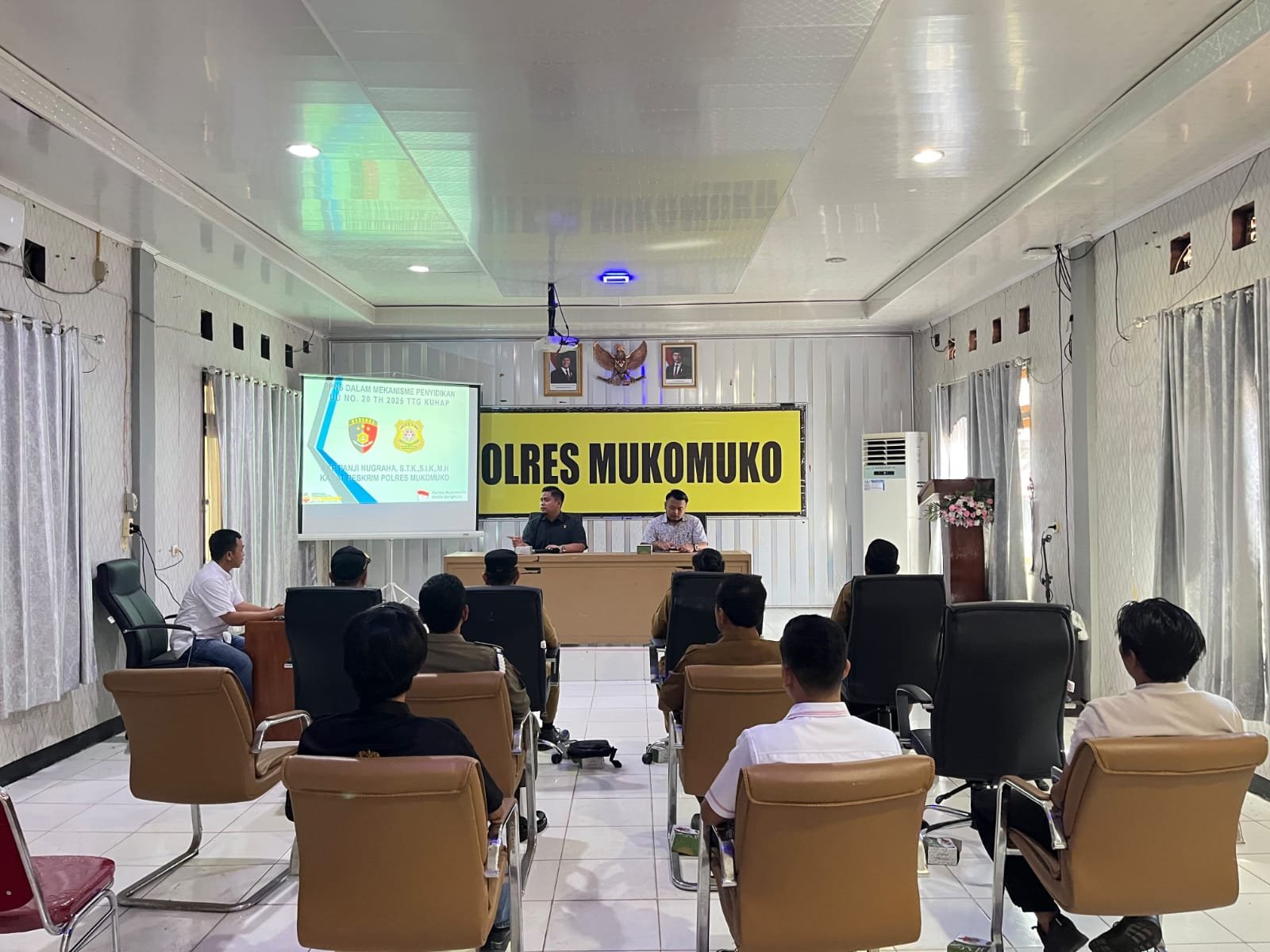 Polres Mukomuko Gelar Rakor Korwas PPNS Dalam Penyesuaian KUHAP Baru