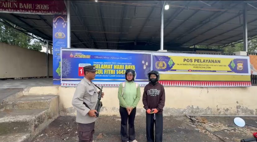 Polsek Sindang Kelingi Kawal Pengendara Motor di Jalur Curup–Lubuklinggau, Antisipasi Gangguan Kamtibmas