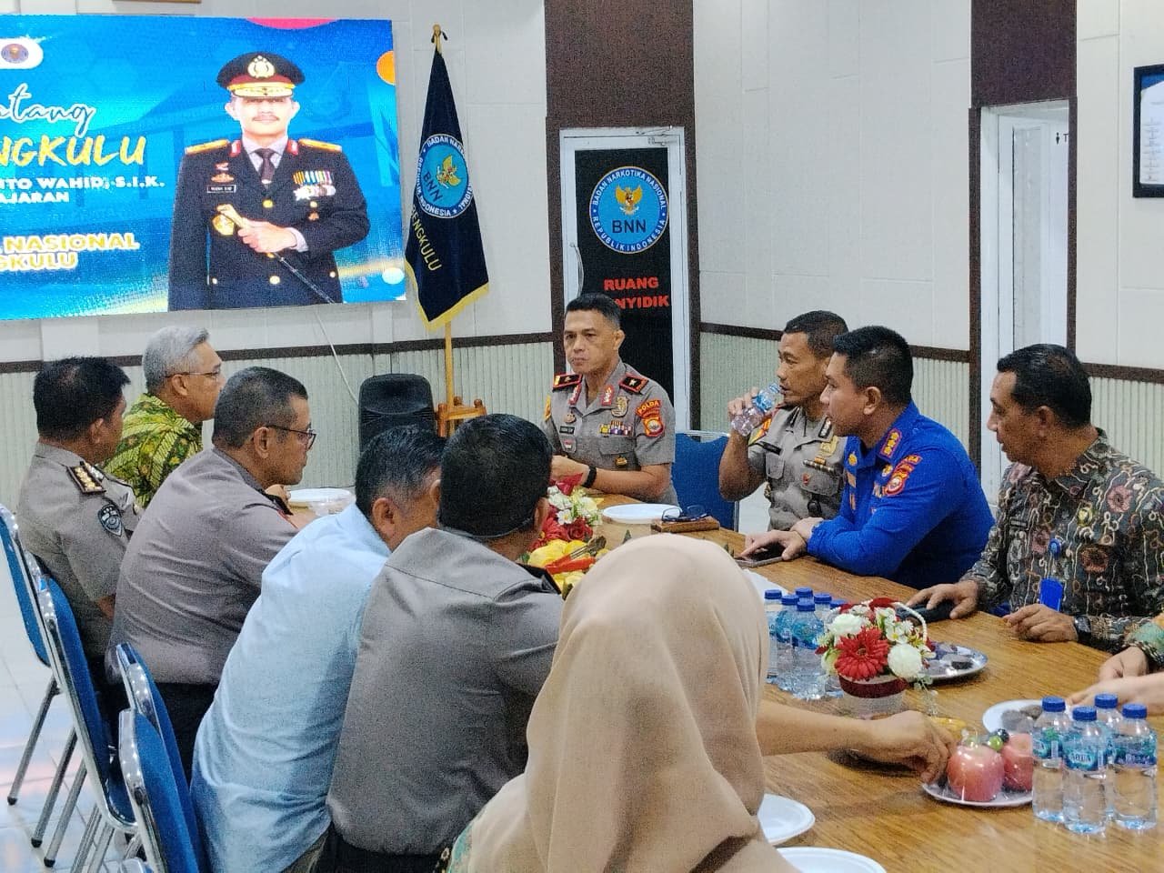 Kunjungi BNNP Bengkulu, Kapolda Bengkulu Tegaskan Komitmen Bersama Perangi Narkoba