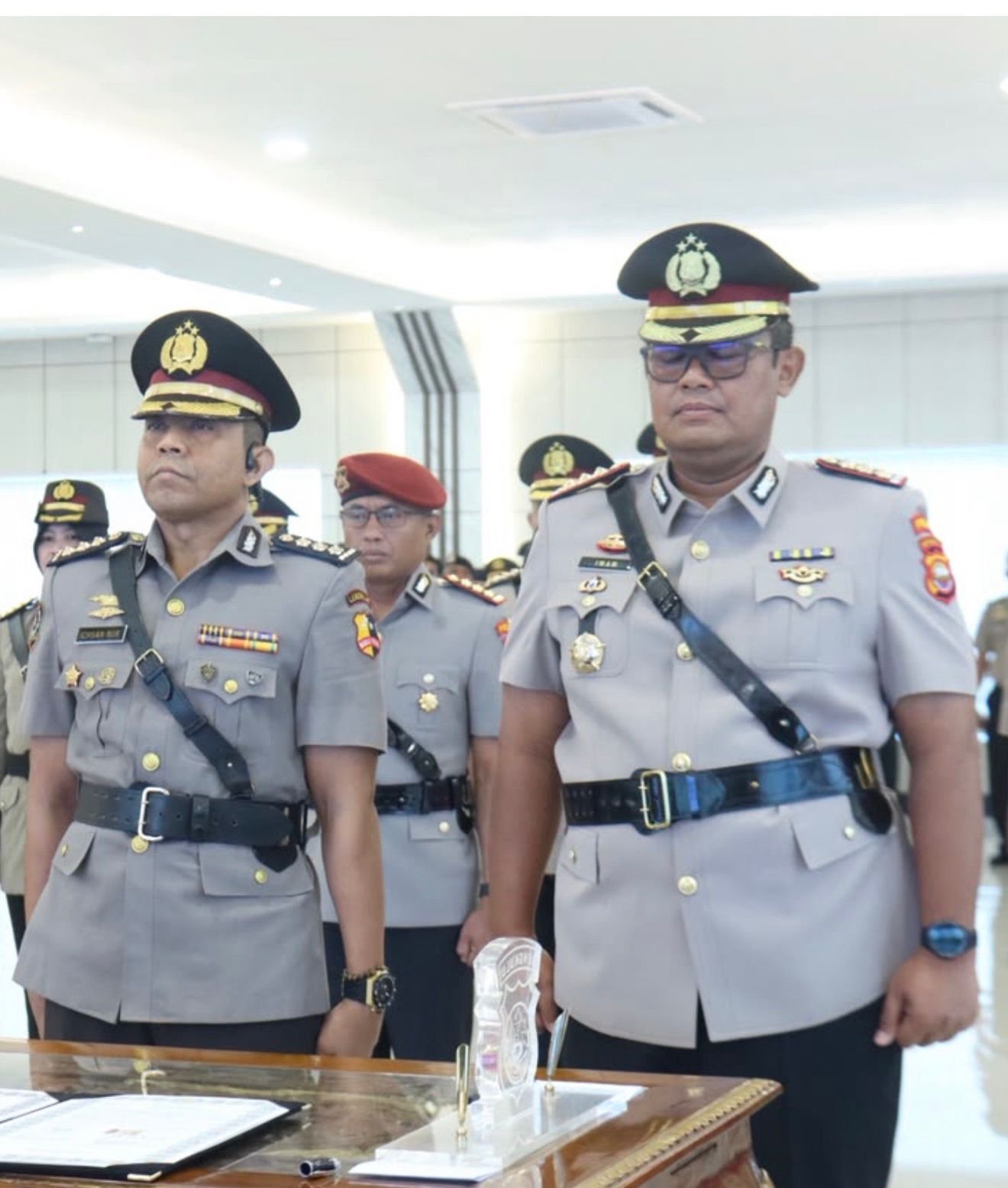 Sertijab, Kombes Pol Imam Wijayanto Jabat Kabid Humas Polda Bengkulu
