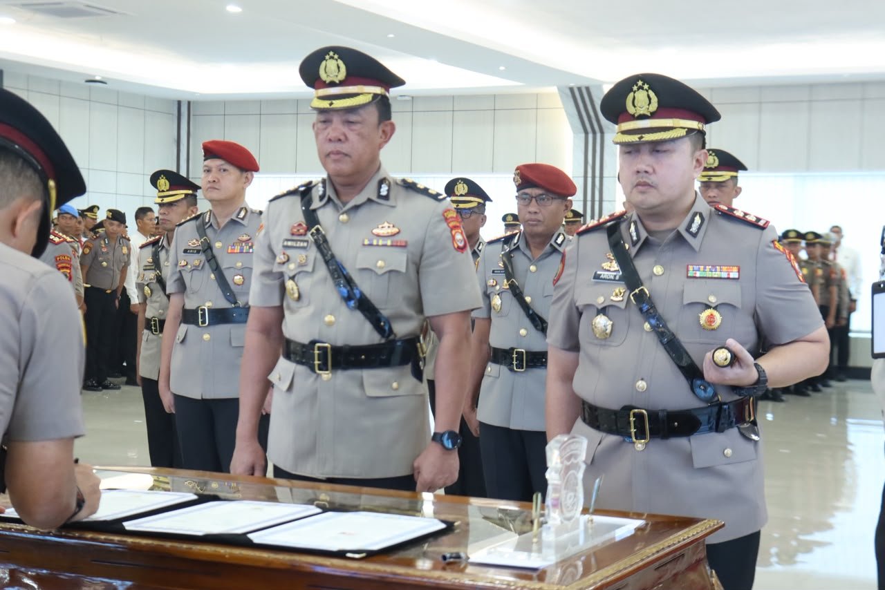 Sertijab, AKBP Aron Sebastian Resmi Jabat Kapolres Bengkulu Selatan