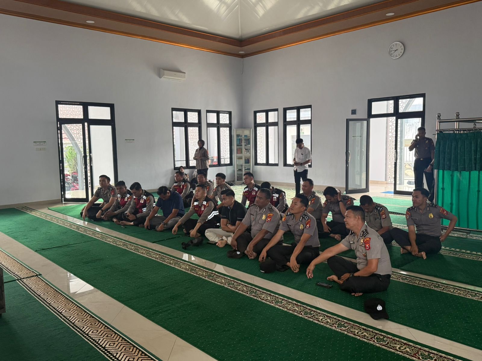 Tingkatkan Keimanan dan Integritas Personel, Polres Rejang Lebong Gelar Binrohtal Rutin