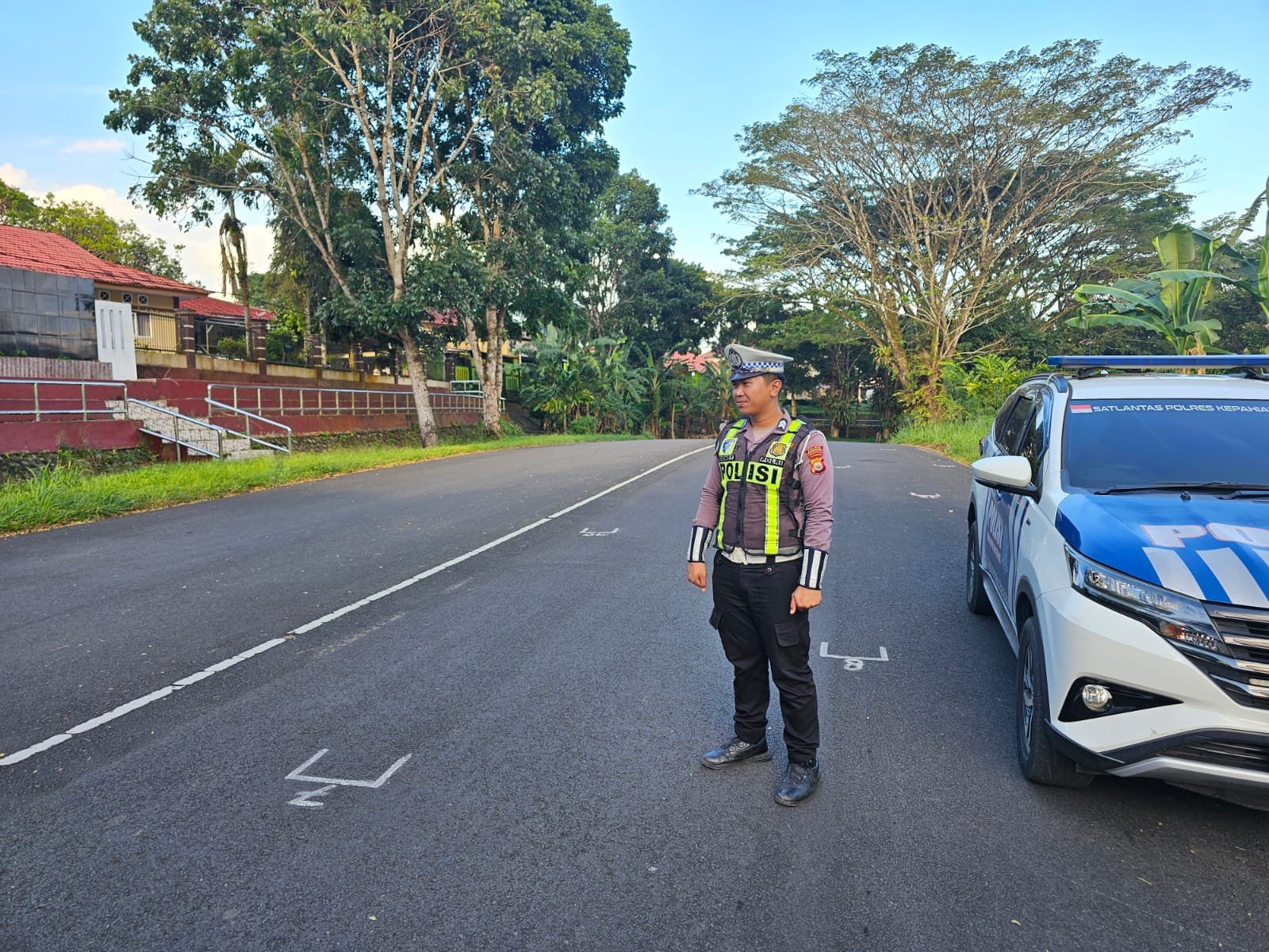 Satlantas Polres Kepahiang Intensifkan Patroli di Kawasan SPP Kelobak