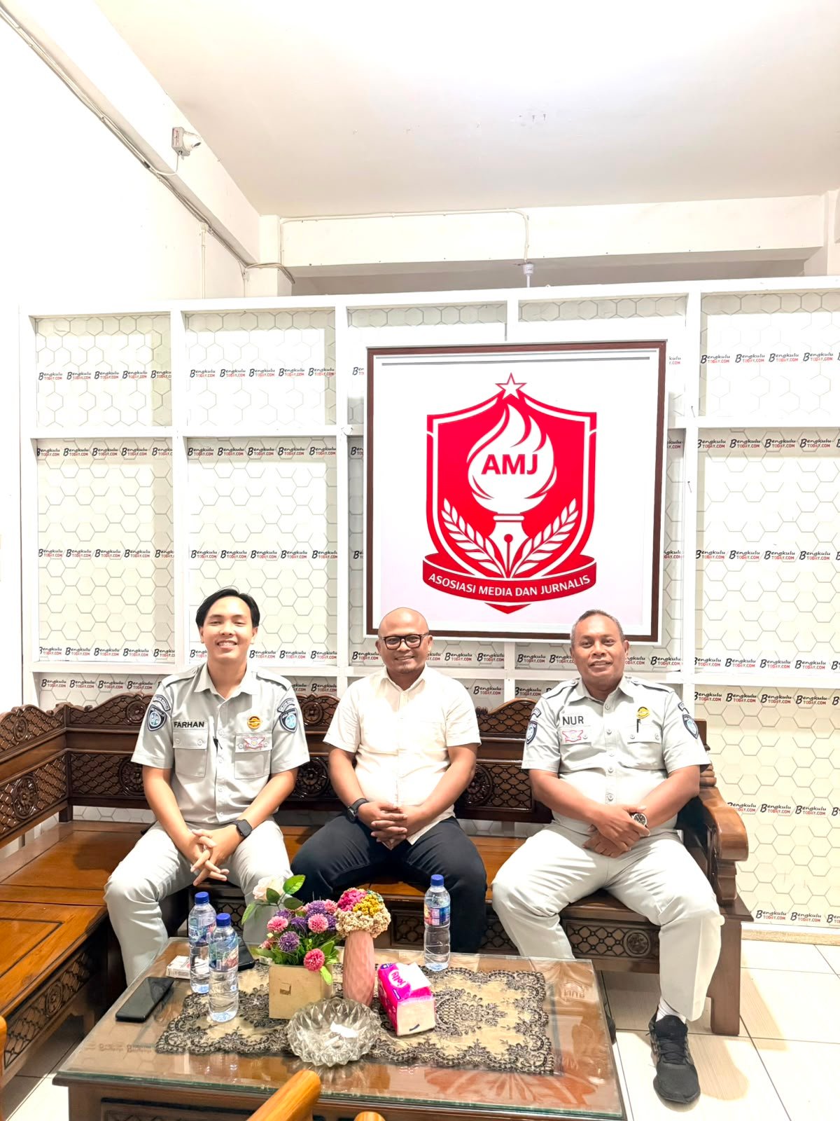 Perkuat Kemitraan Informasi Publik, Jasa Raharja Bengkulu Kunjungan ke AMJ